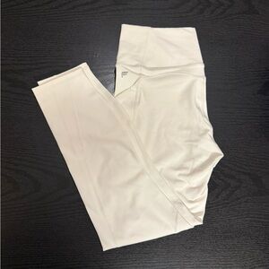 Fabletics Pureluxe High Waisted Cream Leggings